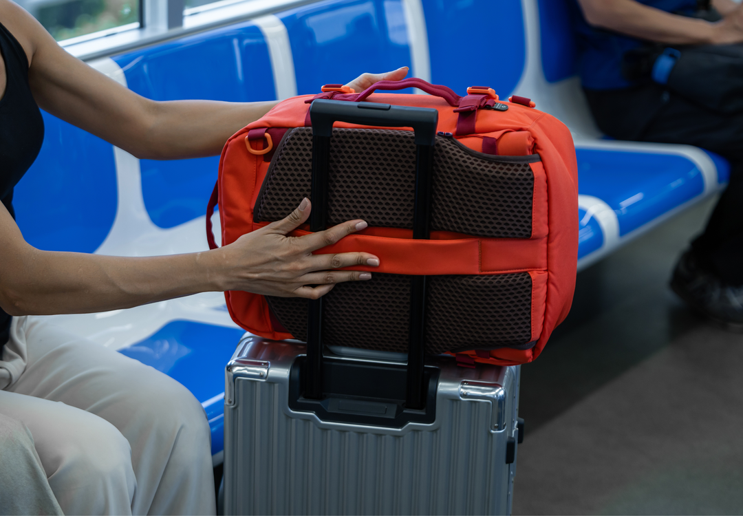 Backpack with Trolley Sleeve